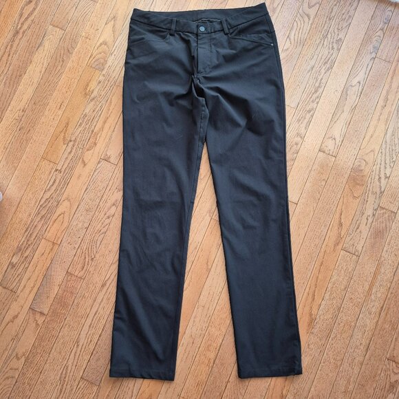 ABC Slim-Fit 5 Pocket Pant 37L Warpstreme Black 35" x 36" - Picture 1 of 11